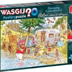 Wasgij Retro Mystery 6 Onrust Op De Camping! Puzzel - 1000 Stukjes