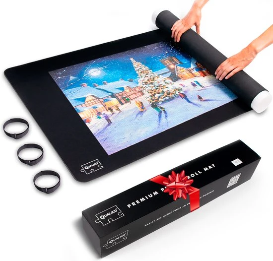 Qualico 1500 - Puzzelmat Neopreen - Antislip - De Portapuzzle Die Echt Werkt! Tot En Met 1500 Stukjes - 66 X 120 Cm 3 Qualico 1500 - Puzzelmat Neopreen - Antislip - De Portapuzzle Die Echt Werkt! Tot En Met 1500 Stukjes - 66 X 120 Cm