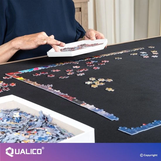 Qualico 1500 - Puzzelmat Neopreen - Antislip - De Portapuzzle Die Echt Werkt! Tot En Met 1500 Stukjes - 66 X 120 Cm 17 Qualico 1500 - Puzzelmat Neopreen - Antislip - De Portapuzzle Die Echt Werkt! Tot En Met 1500 Stukjes - 66 X 120 Cm - Afbeelding 15
