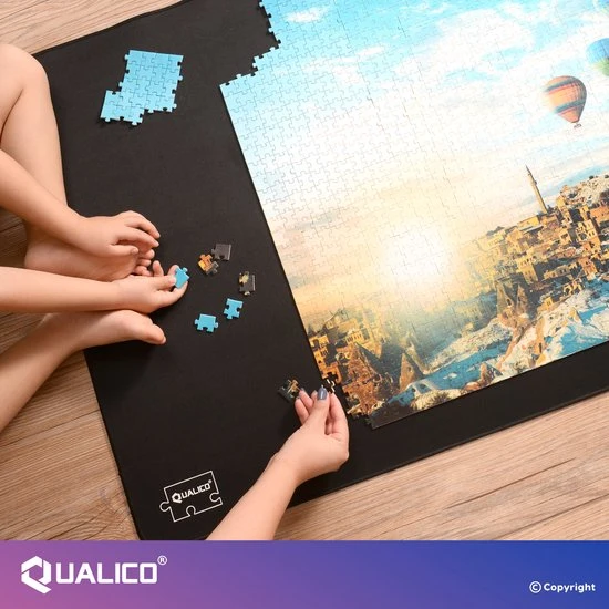Qualico 1500 - Puzzelmat Neopreen - Antislip - De Portapuzzle Die Echt Werkt! Tot En Met 1500 Stukjes - 66 X 120 Cm 14 Qualico 1500 - Puzzelmat Neopreen - Antislip - De Portapuzzle Die Echt Werkt! Tot En Met 1500 Stukjes - 66 X 120 Cm - Afbeelding 12